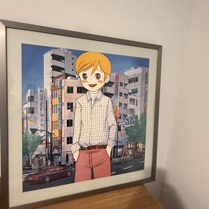 Mr. KaiKai Kiki Framed Anime Art Silver Frame